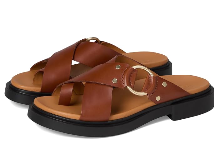 ECCO Seoul Toe Post Ring Ornament Slide Sandals