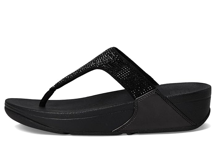 FitFlop Lulu Crystal Embellished Toe Post Sandals - Image 2