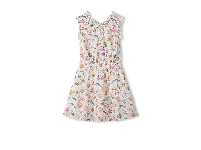 Hatley Kids Vintage Sea Life Gathered Dress (Toddler/Little Kid/Big Kid) - Image 2