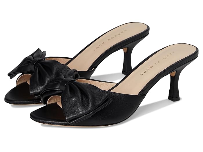 Jack Rogers Lola Bow Sandal - Metallic Nappa