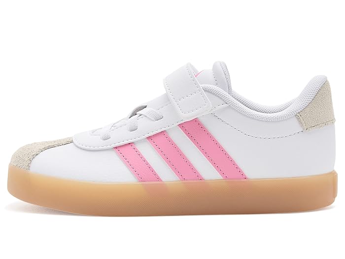 adidas Kids VL Court 3.0 Elastic Lace & Strap (Little Kid) - Image 4