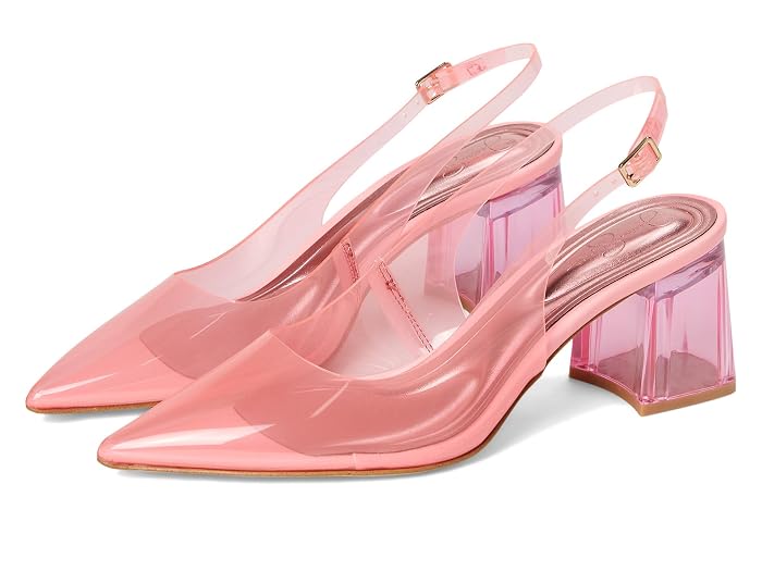 Jessica Simpson Syrina Lucite Slingback Pumps