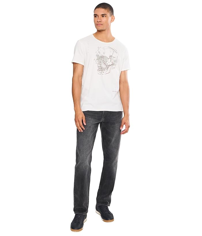John Varvatos Skull Embroidery Tee KG7469W26 - Image 2