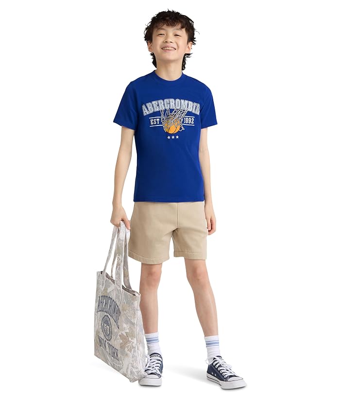 abercrombie kids Basketball Tee (Big Kids) - Image 2