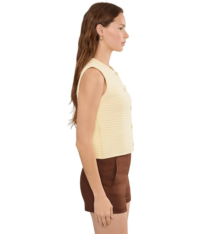 525 america Jayme Button Through Textured Vest - Image 3
