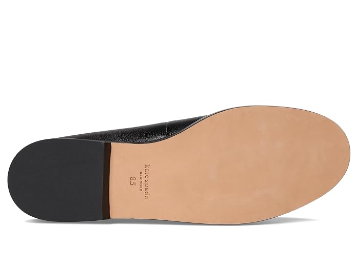 Kate Spade New York Deco Bow Pebbled Leather Loafers - Image 3