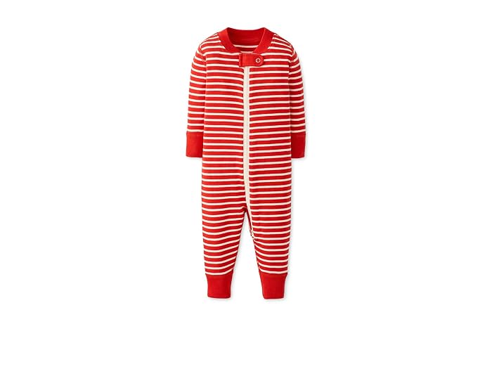 Hanna Andersson Striped 2-Way Zip Organic Sleeper (Infant/Toddler) - Image 2