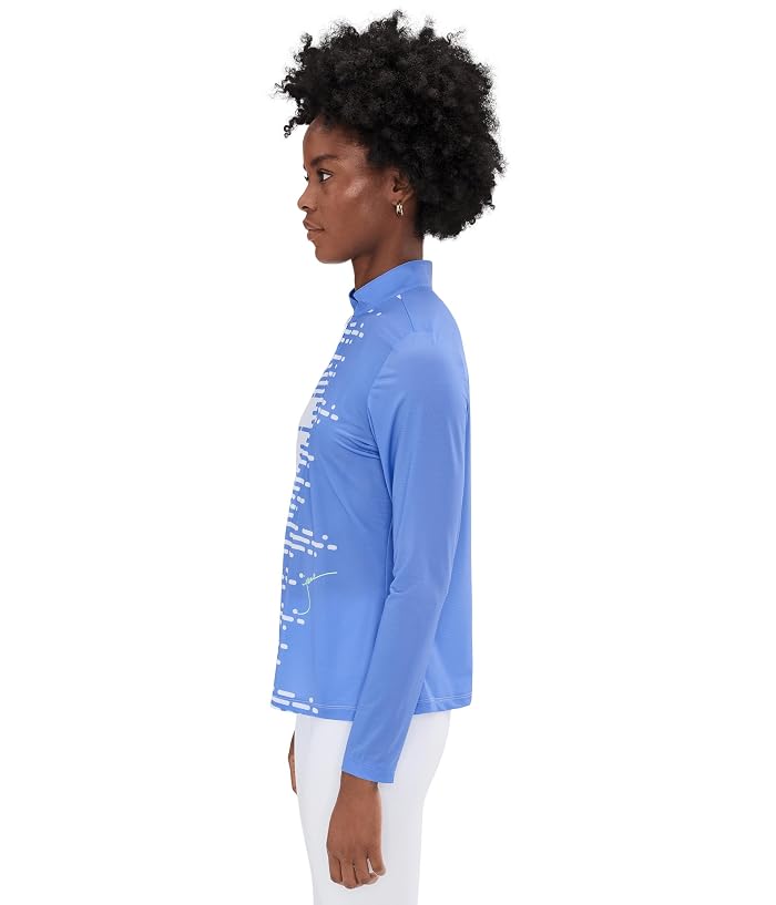 Jamie Sadock Sunsense Positive Negative Long Sleeve Quarter Zip - Image 3