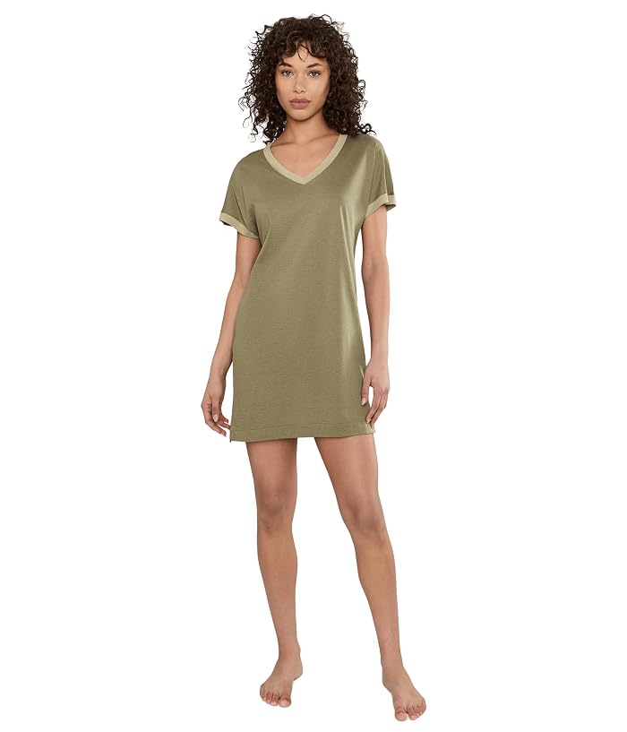 Hanro Laura Short Sleeve Big Shirt Nightgown - Image 2