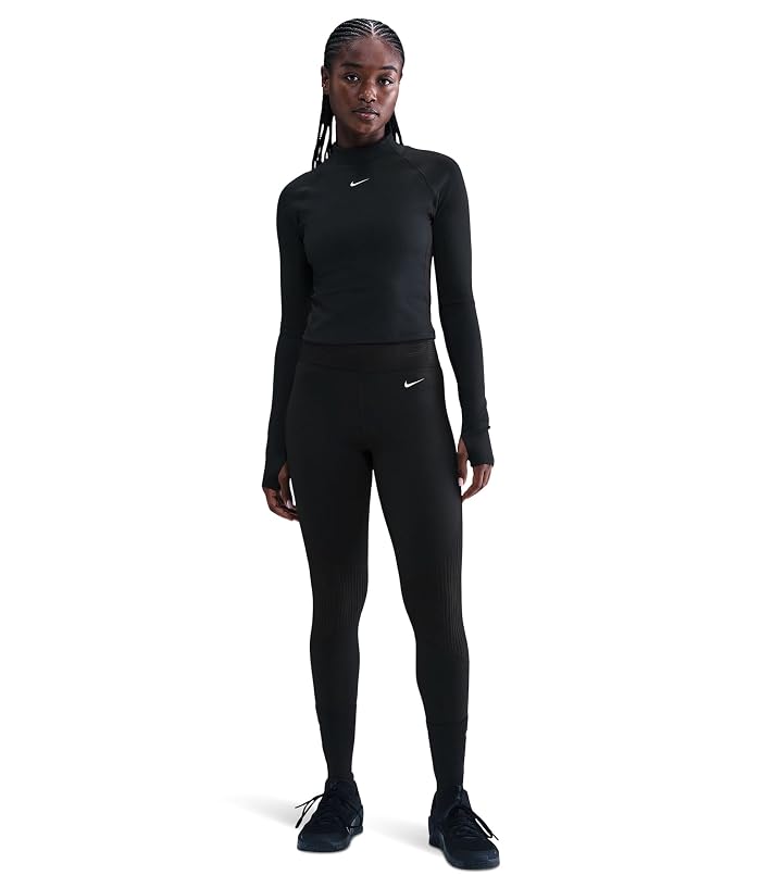 Nike Pro Dri-FIT Warm Long Sleeve Grid Graphic Top