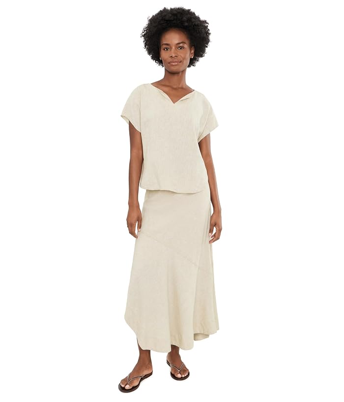 NIC+ZOE Rumba Linen Split Neck Tee - Image 2