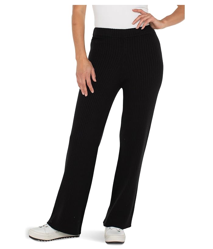 Liverpool Los Angeles Mid-Rise Pull-On Wide Leg Sweater Pants - Image 4