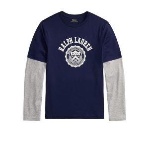 Polo Ralph Lauren Kids Logo Cotton Layered-Effect Tee (Big Kid)