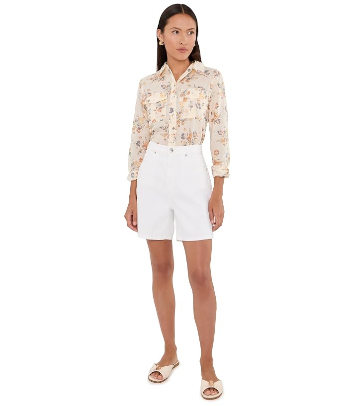 Lauren Ralph Lauren Petite Classic Fit Floral Cotton Voile Shirt - Image 2