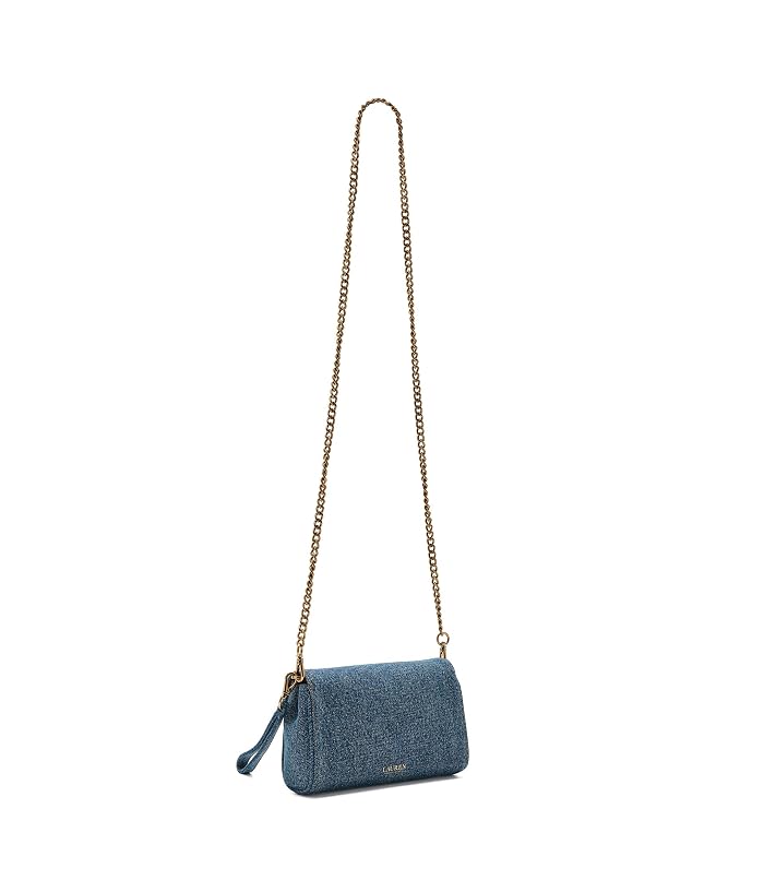 Lauren Ralph Lauren Washed Denim Tanner Crossbody Wallet - Image 2