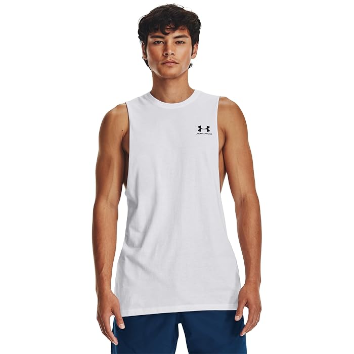 Under Armour Left Chest Cutoff Tank - Image 3
