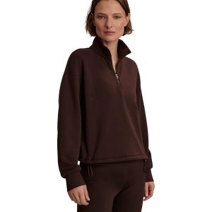Varley Sian Cropped Half Zip Midlayer