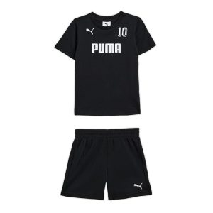 PUMA Kids Graphic T-shirt & Fleece Short Set (toddler)