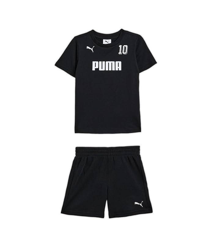PUMA Kids Graphic T-shirt & Fleece Short Set (toddler)