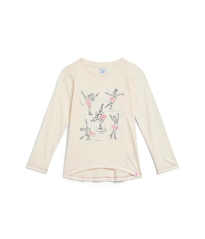 Hatley Kids Figure Skating Long Sleeve Graphic Tee (Toddler/Little Kid/Big Kid) - Image 4