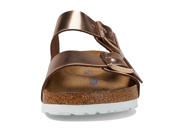 Birkenstock Arizona Soft Footbed - Metallic Leather - Image 2