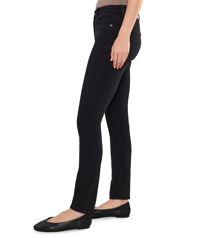 AG Jeans Prima Cigarette Leg in Super Black - Image 3