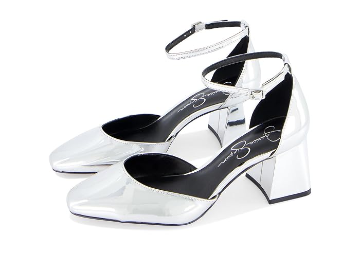 Jessica Simpson Fulian Ankle Strap Block Heel Pump