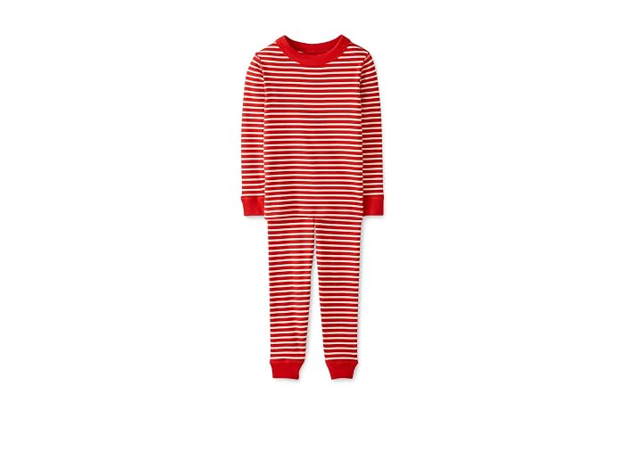 Hanna Andersson Striped Long John Pajama Set (Infant/Toddler/Little Kid/Big Kid) - Image 2