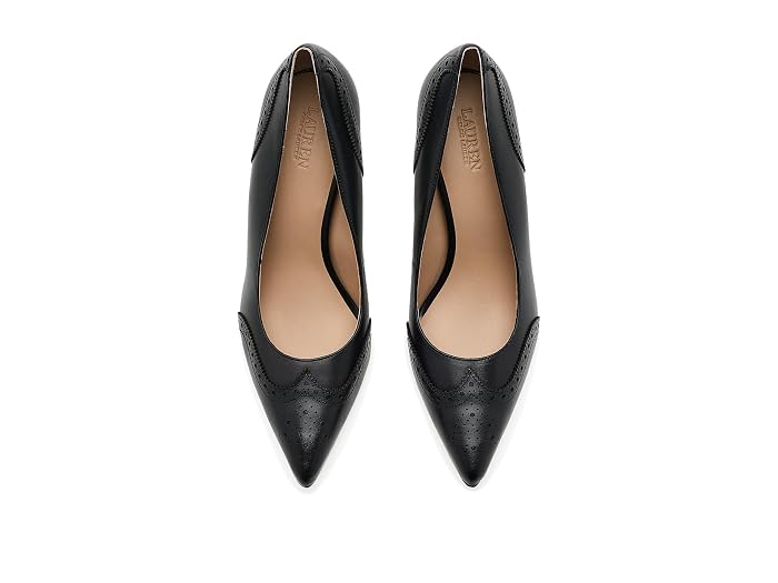 Lauren Ralph Lauren Lynden Perforated Leather Pumps - Image 2