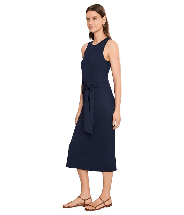 Lauren Ralph Lauren Cotton-Blend Tie-Front Sleeveless Dress - Image 3