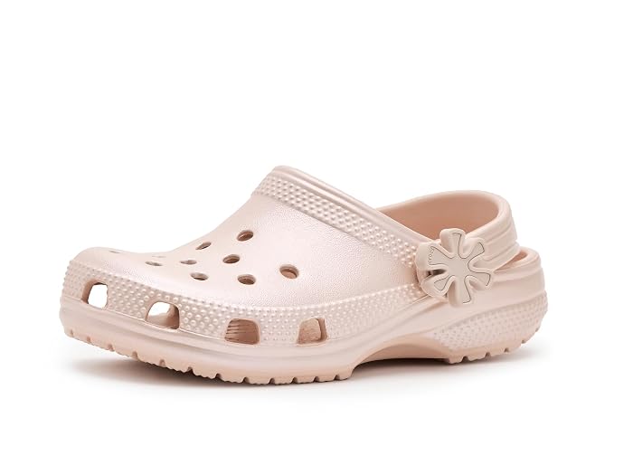 Crocs Kids Classic Pearl Shine Clogs (Toddler)