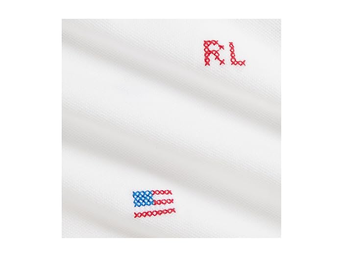 Polo Ralph Lauren Kids Embroidered Cotton Polo Dress & Bloomer (Infant) - Image 3
