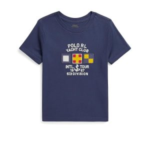 Polo Ralph Lauren Kids Cotton Jersey Graphic Tee (Toddler/Little Kid)