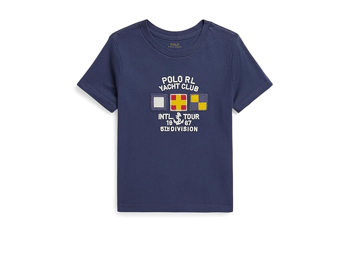 Polo Ralph Lauren Kids Cotton Jersey Graphic Tee (Toddler/Little Kid)