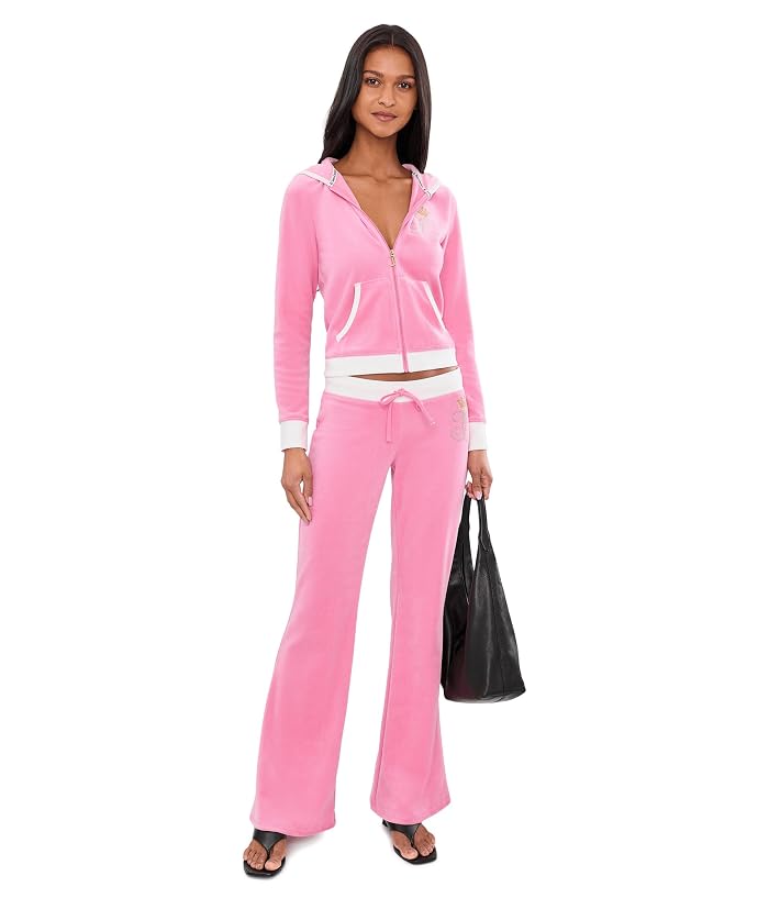 Juicy Couture Heritage Low Rise Snap Pocket Track Pants - Image 2