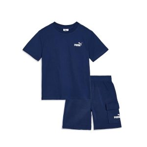 PUMA Kids Short Sleeve T-Shirt & Cargo Fleece Short Set (Little Kid/Big Kid)