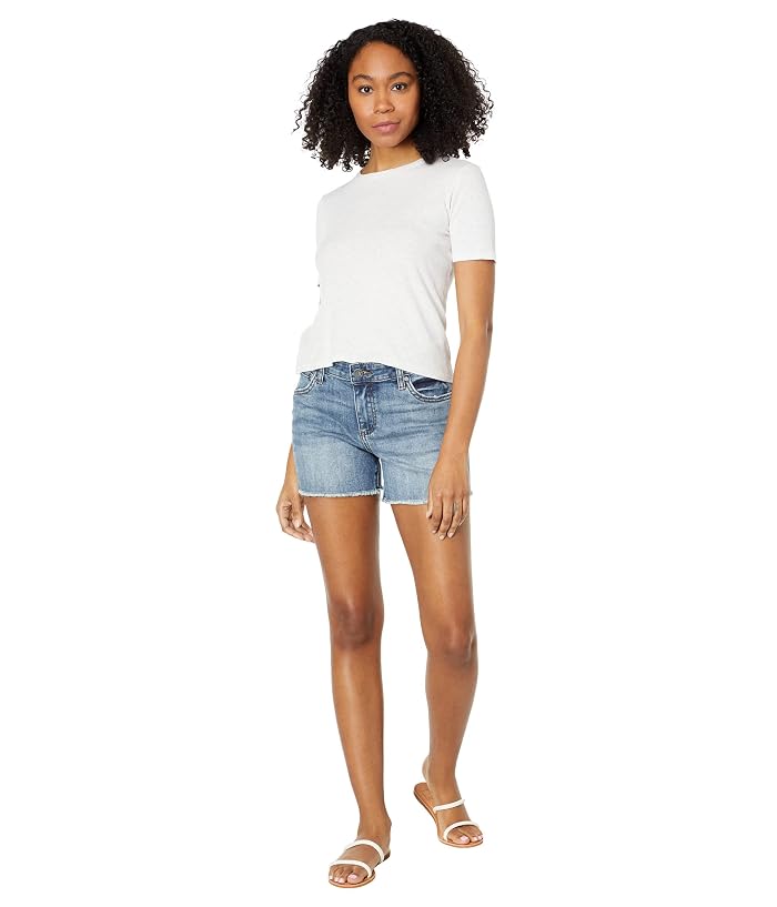KUT from the Kloth Gidget Fray Shorts in Consolidated - Image 4