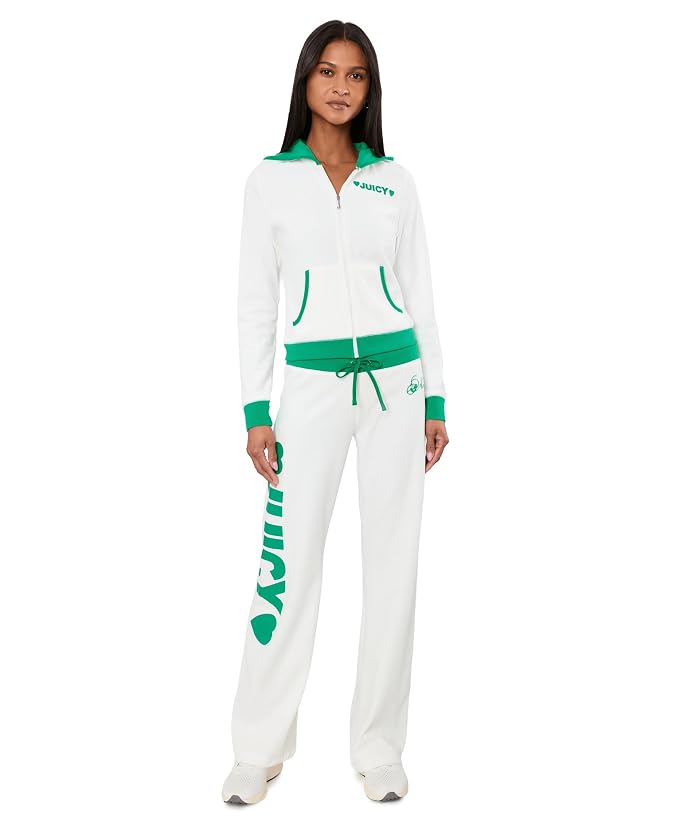 Juicy Couture Melrose Heritage Long Fitted Jacket w/ Graphic - Image 2