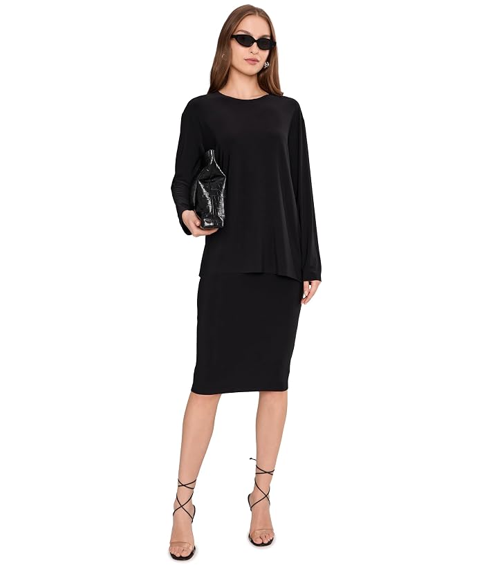 Norma Kamali Straight Skirt To Knee - Image 2