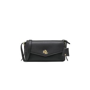 Lauren Ralph Lauren Nappa Leather Medium Farrah Shoulder Bag