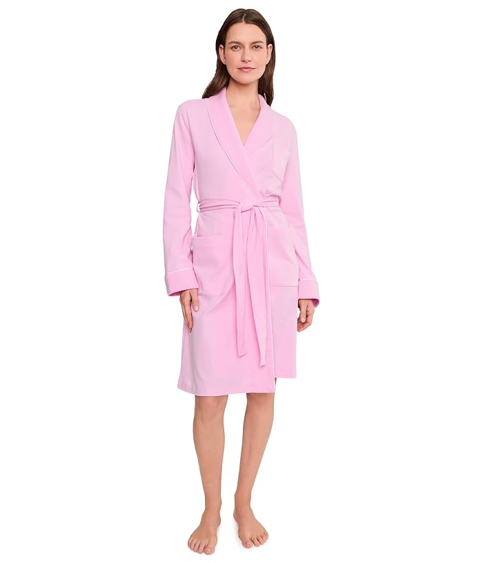 Lauren Ralph Lauren Long Sleeve Quilted Collar Robe