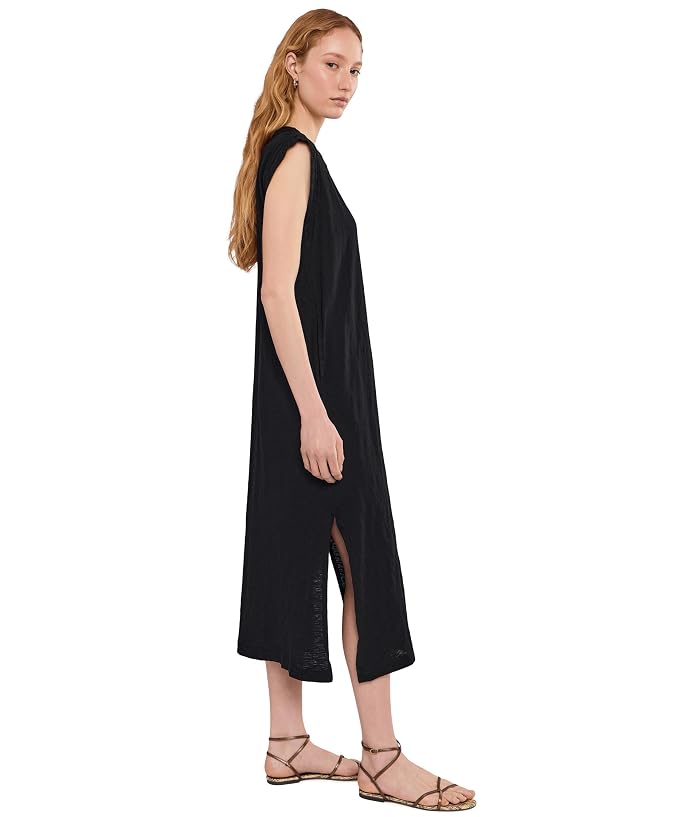 Mod-o-doc Cap Sleeve Column Dress with Conrast Cuffs - Image 3