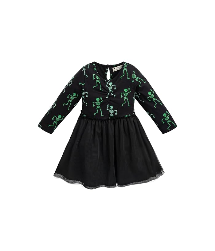 Monica + Andy Long Sleeve Tulle Dress (Infant/Toddler/Little Kid/Big Kid)