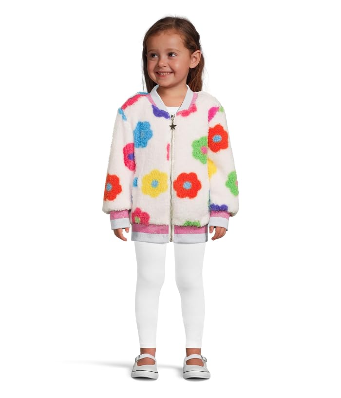Lola and The Boys Rainbow Daisy Bomber (Toddler/Little Kid/Big Kid) - Image 4