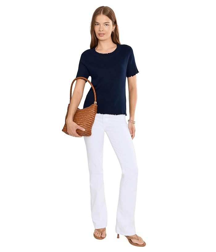 NIC+ZOE Petite Ruffle Trim Sweater Tee - Image 2