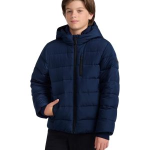 abercrombie kids Midweight Puffer Jacket (Big Kid)