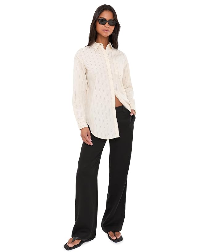 Lauren Ralph Lauren Striped Cotton Broadcloth Shirt - Image 2