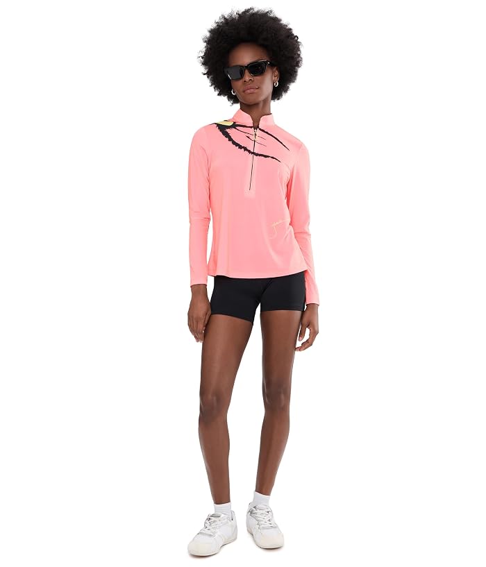 Jamie Sadock Sunsense Scorpio Print Long Sleeve Quarter Zip - Image 2