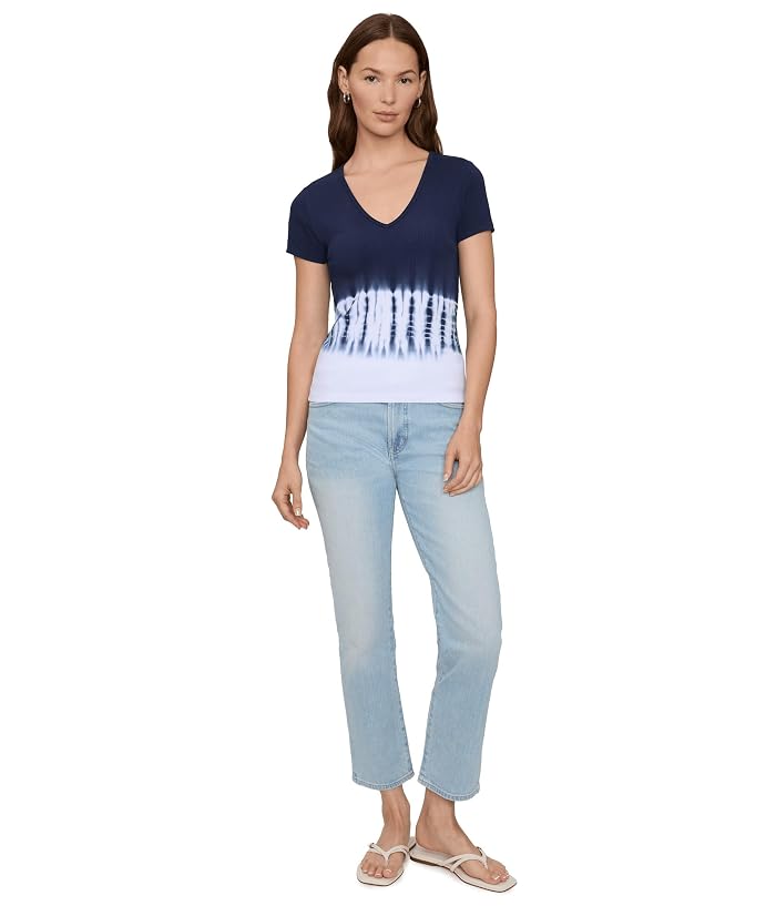 Lilla P Bamboo Dye Short Sleeve V-Neck - Image 2