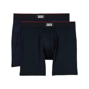 SAXX UNDERWEAR Multi-Sport Mesh Boxer Briefs Fly 2-Pack